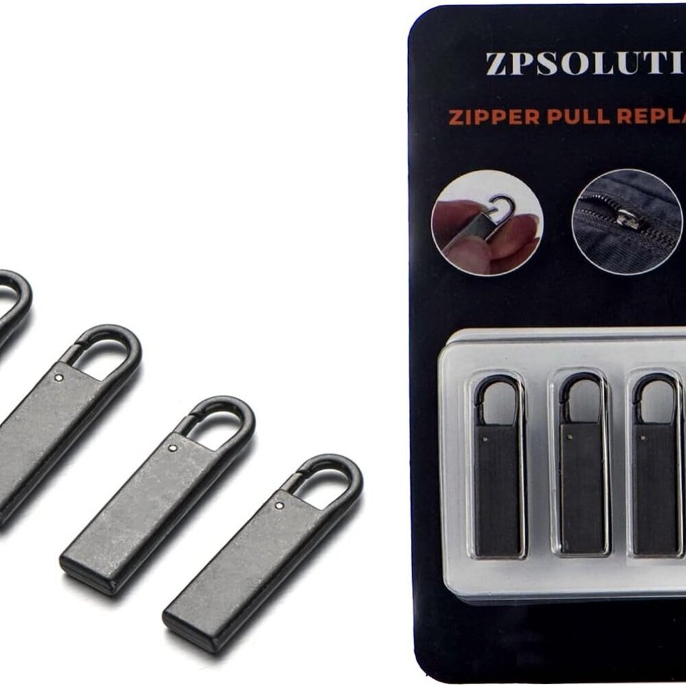 Zipper Pull Replacement Metal Zipper Handle Mend Fixer for Luggage Suitcases Bag